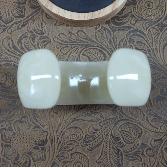 Vintage Super Chunky Lucite Faux Agate Cuff Bracelet - Picture 5 of 7